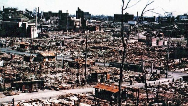 Hiroshima è stata distrutta dopo la bomba atomica